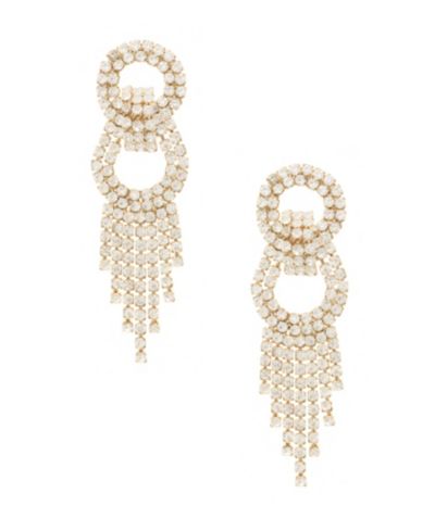 Серьги Dancing Crystal Chain Fringe