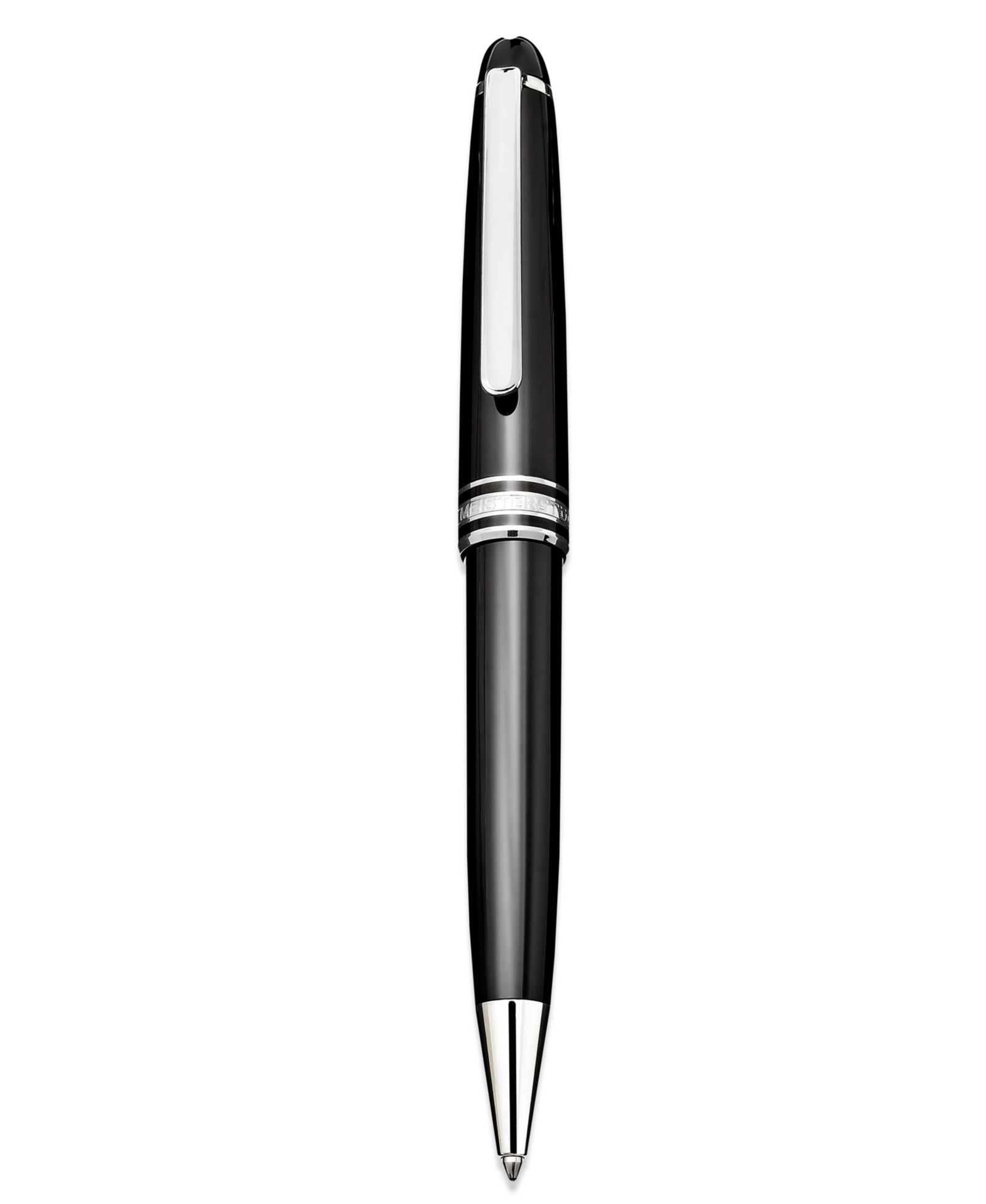 Шариковая ручка Montblanc Black Meisterstück Platinum Line Classique 2866