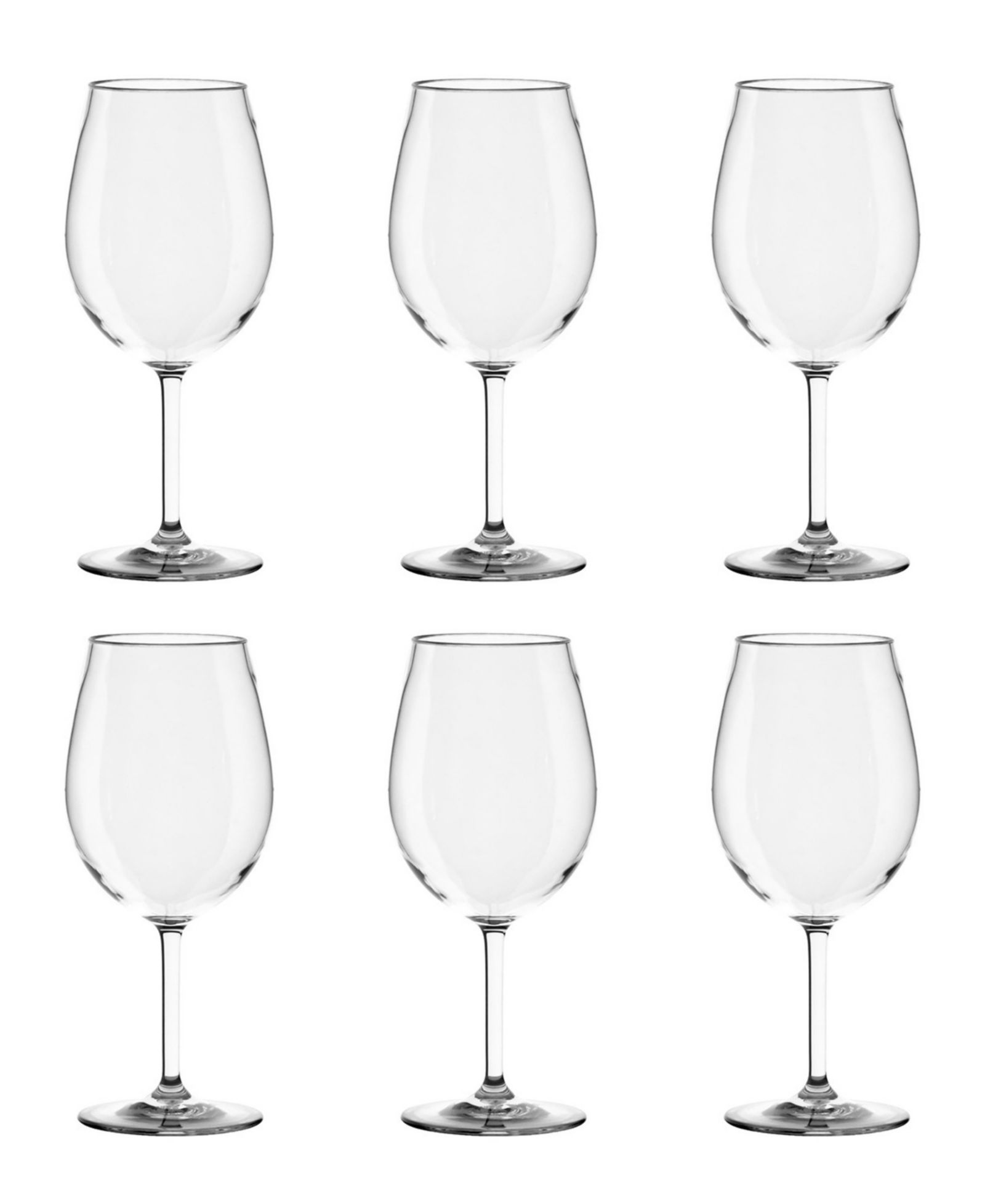 Abode Homewares Montana Tritan Goblet , 22oz.,Tritan Acrylic,Set Of 6