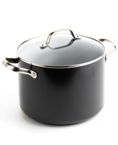GreenPan Valencia Pro керамическая антипригарная кастрюля с крышкой, 8-Qt.