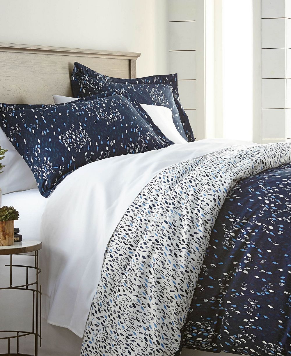 Southshore Fine Linens Premium Ultra Soft Botanical Printed 3-Pc. Comforter Set, Full/Queen