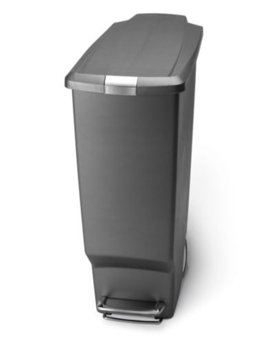 Simplehuman узкий пластиковый контейнер для мусора на кухню, 40 Liter