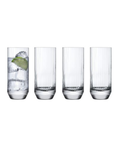 Nude Glass 10.14 oz. Big Top High Ball Glass, Set of 4