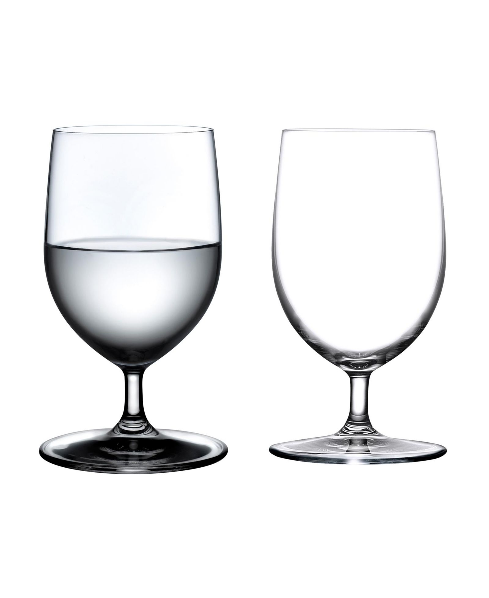 Nude Glass Винтажные стаканы для воды, набор из 2 шт