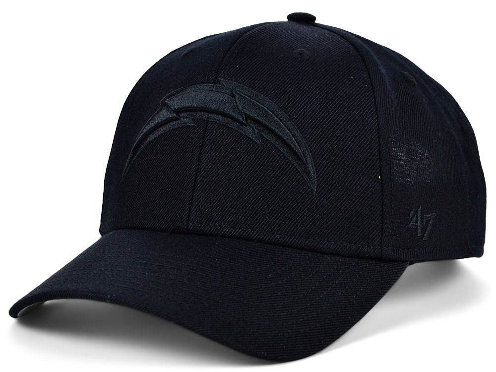 '47 Brand Los Angeles Chargers черная MVP кепка