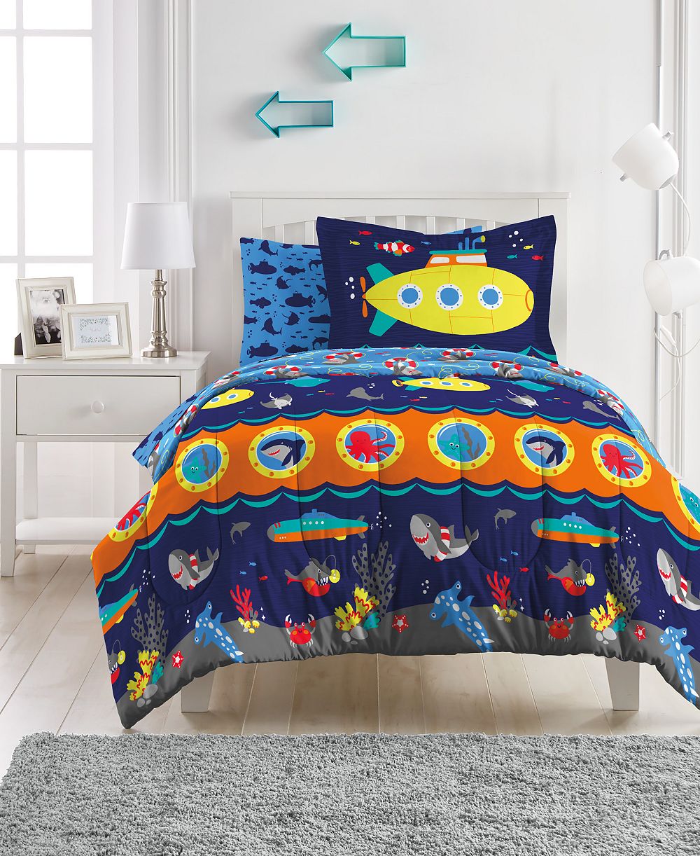 Детский комплект Dream Factory Submarine Comforter Set, Twin