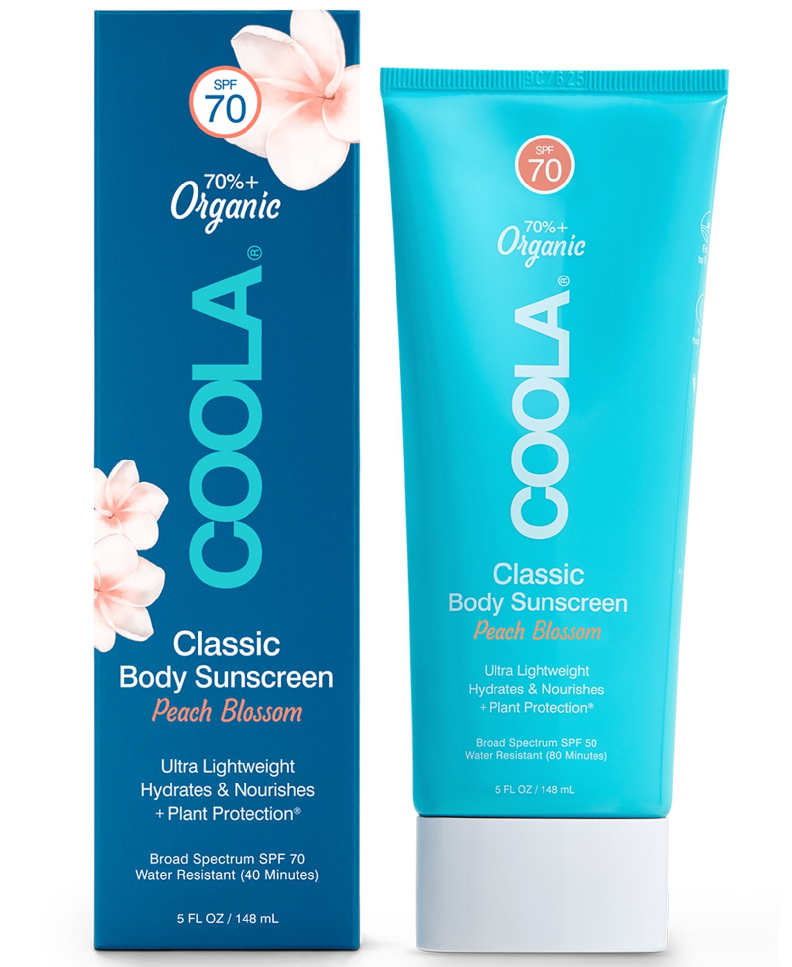 Coola Classic Body Sunscreen Lotion SPF 70 - Peach Blossom, 5 oz.
