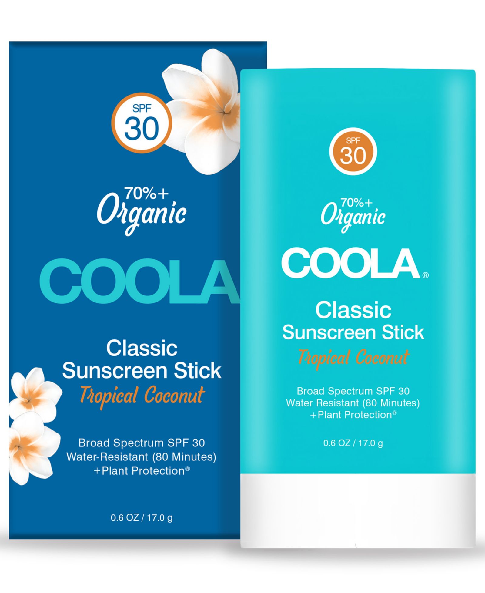 Coola солнцезащитный стик Classic SPF 30 - Tropical Coconut, 0.6 oz.