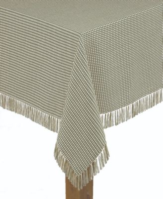 Хлопковая скатерть Lintex Homespun Sage, 52"X52"