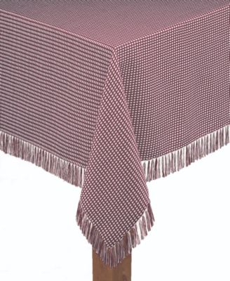 Lintex Homespun Wine 100% Cotton Tablecloth 60"X102"