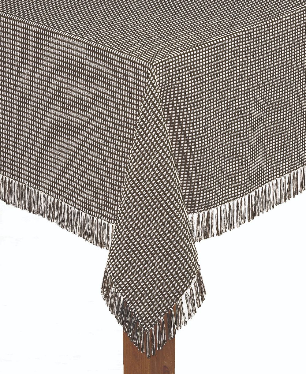Скатерть Lintex Homespun Chocolate 100% Cotton 70" Round