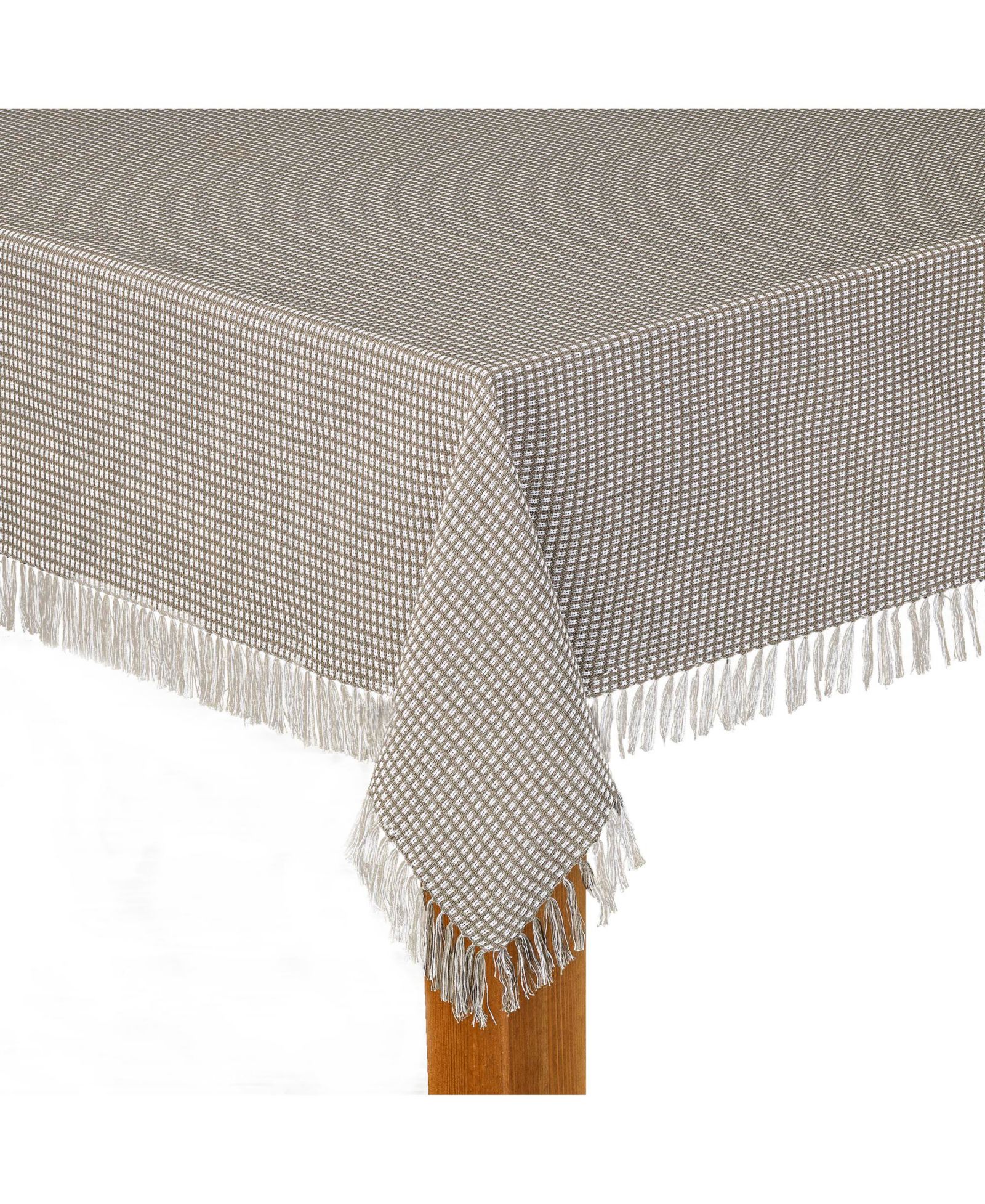 Скатерть Lintex Homespun Grey 100% Cotton 70" Round