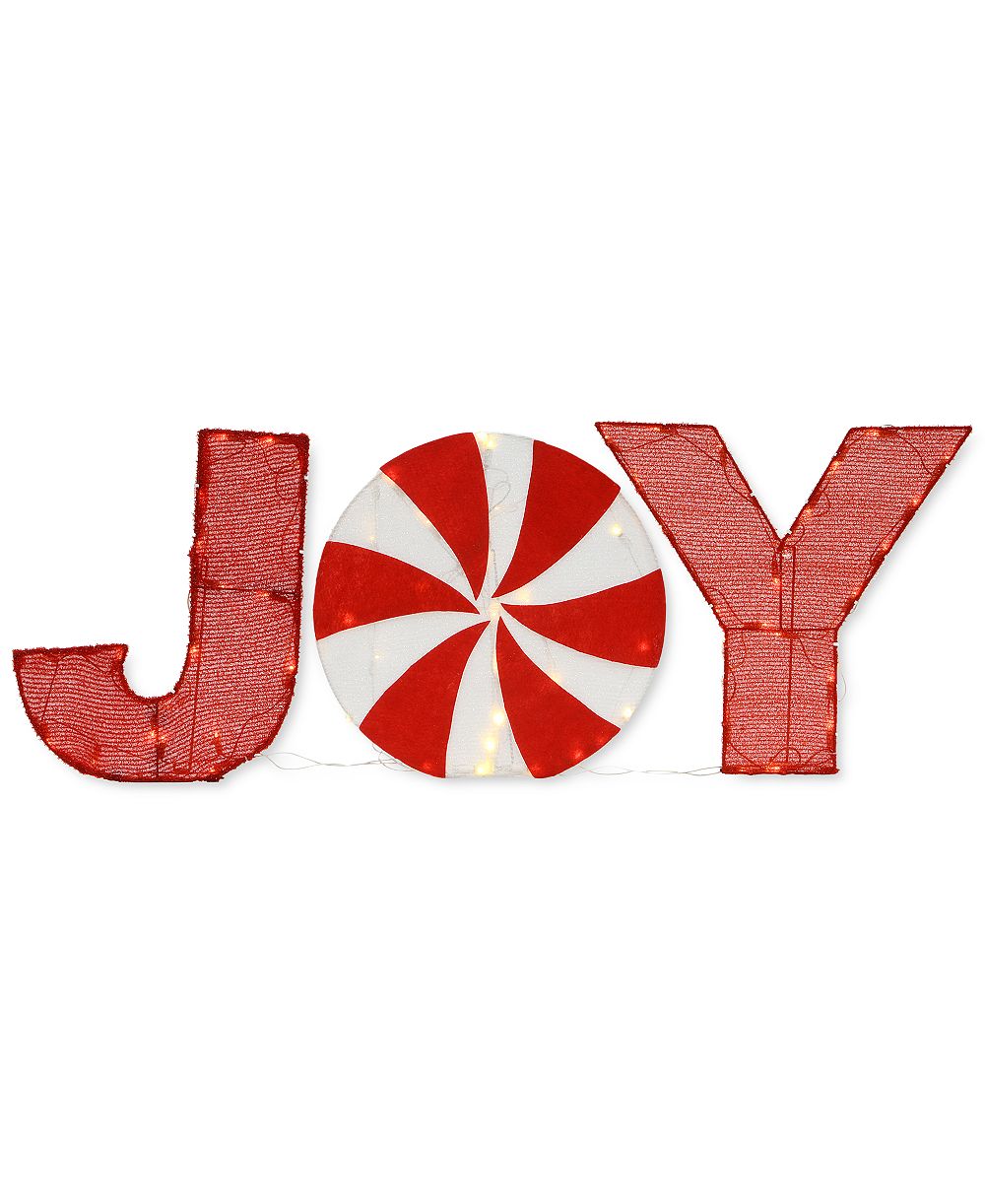 National Tree Company светящаяся вывеска 'Joy'