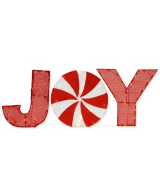 National Tree Company светящаяся вывеска 'Joy'