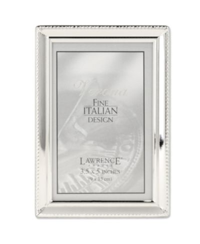 Metal Picture Frame with Inner Beading, 3.5" x 5"