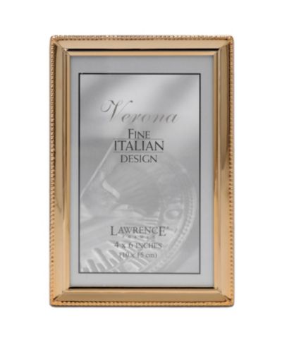 Металлическая фоторамка Polished Metal Bead Border 4" x 6"