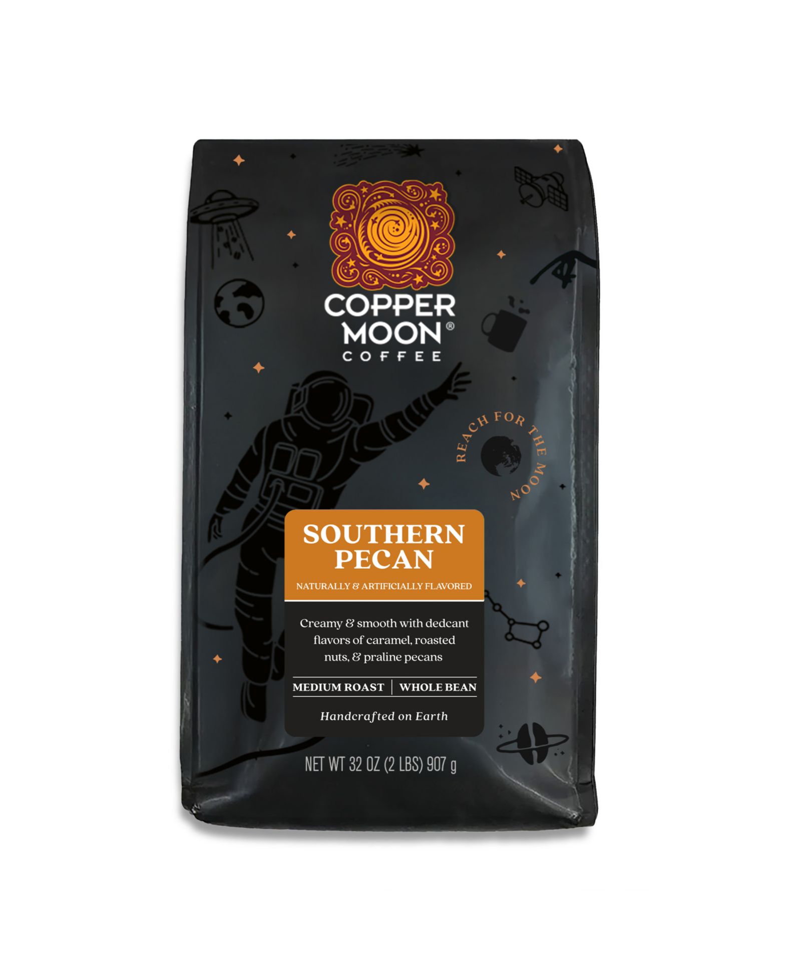 Whole Bean Coffee, Southern Pecan Blend, 2 lbs