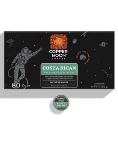 Single Serve Coffee Pods for Keurig K Cup Brewers, Costa Rican Blend, 80 Count