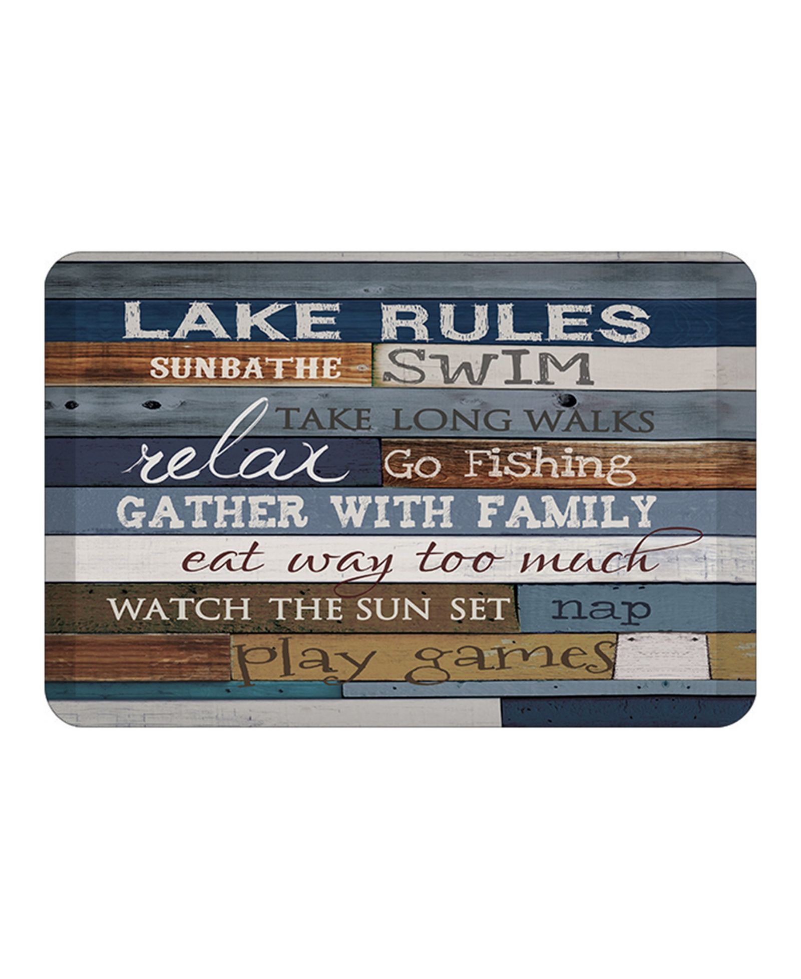 Кухонный коврик Laural Home Lake Rules