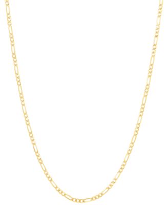 Полированная цепь Фигаро 20" (1.85mm) из желтого золота 10K