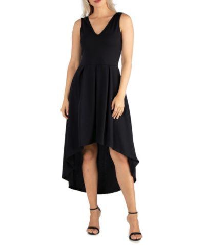 Женское платье без рукавов Fit and Flare High Low