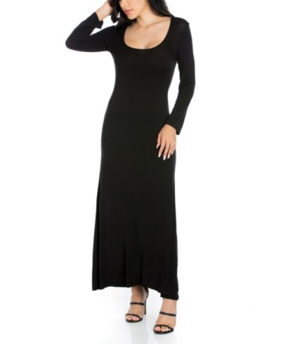 Женское платье-макси 24seven Comfort Apparel Long Sleeve