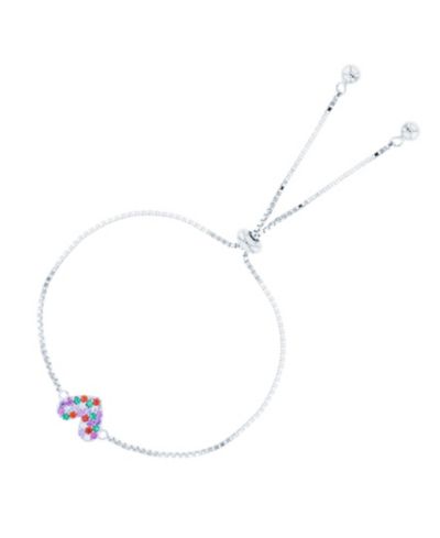 Браслет Bolo с фианитами Cubic Zirconia из стерлингового серебра
