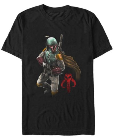 Fifth Sun Мужская футболка Star Wars Mandalorian Warrior с коротким рукавом