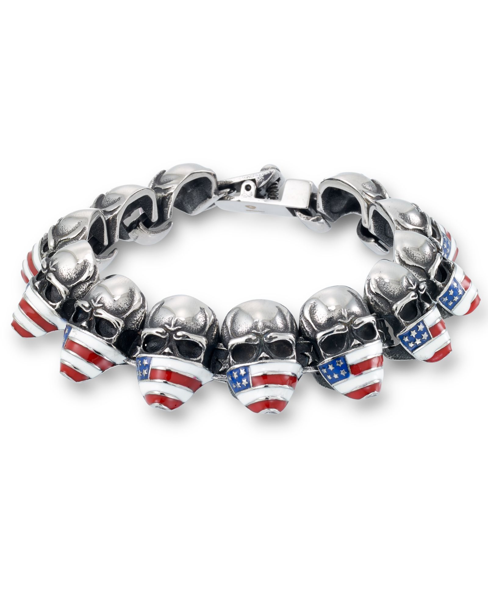 Andrew Charles by Andy Hilfiger Мужской браслет с черепом из нержавеющей стали