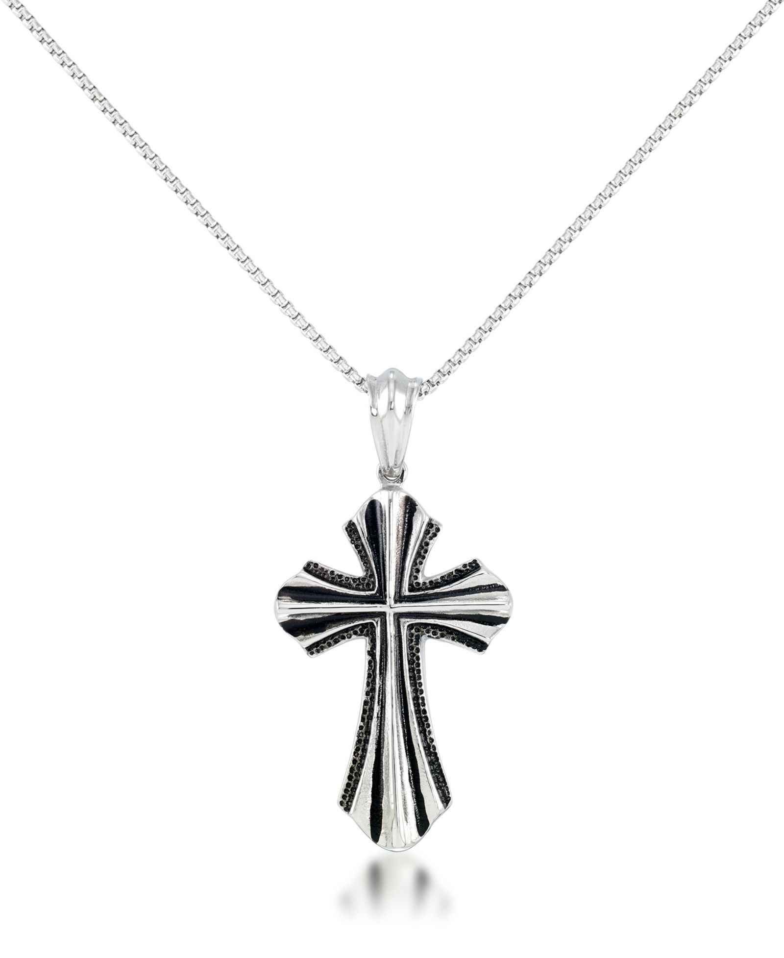Мужская подвеска Andrew Charles by Andy Hilfiger Cross 24" из нержавеющей стали