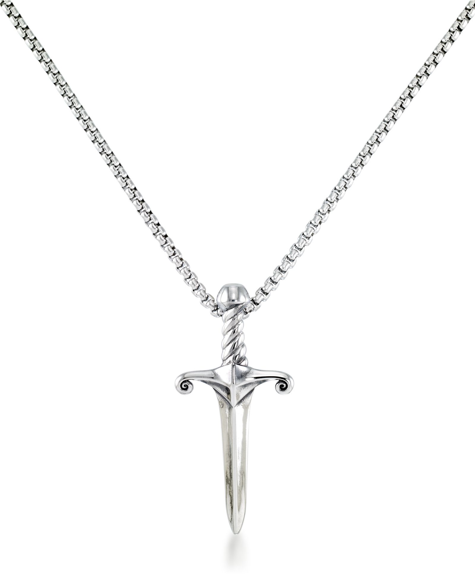 Andrew Charles by Andy Hilfiger Мужская подвеска Dagger 24" в Stainless Steel
