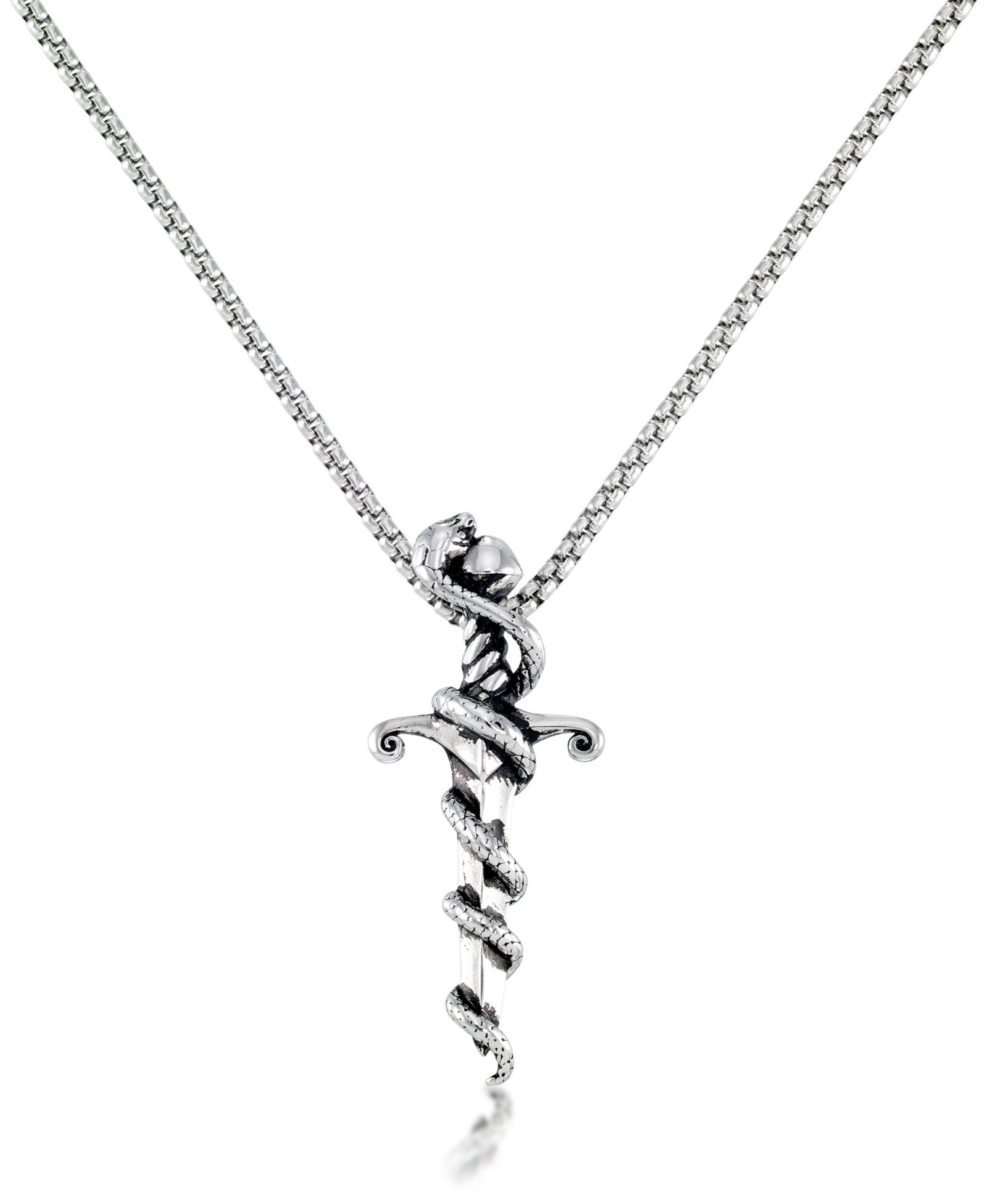 Мужская подвеска Andrew Charles by Andy Hilfiger Serpent 24" Stainless Steel