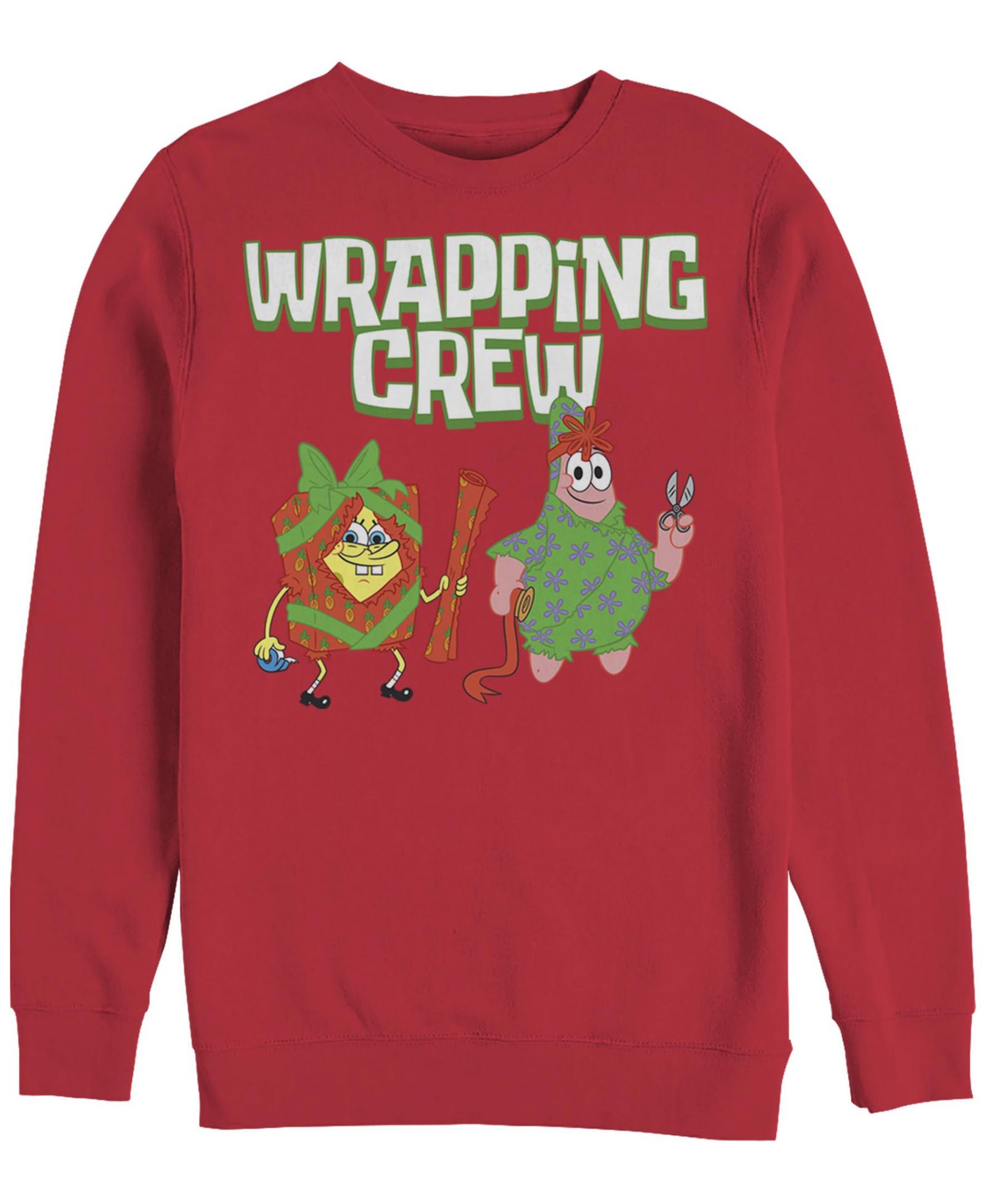 Мужской свитшот Fifth Sun SpongeBob SquarePants Wrapping Crew