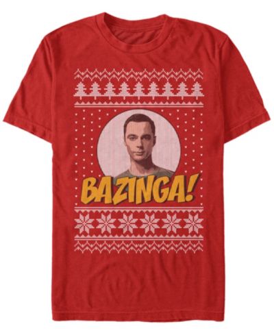Мужская футболка Fifth Sun Men's Big Bang Theory Bazinga с коротким рукавом