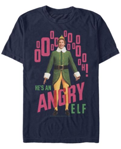 Мужская футболка Elf He's Angry с коротким рукавом