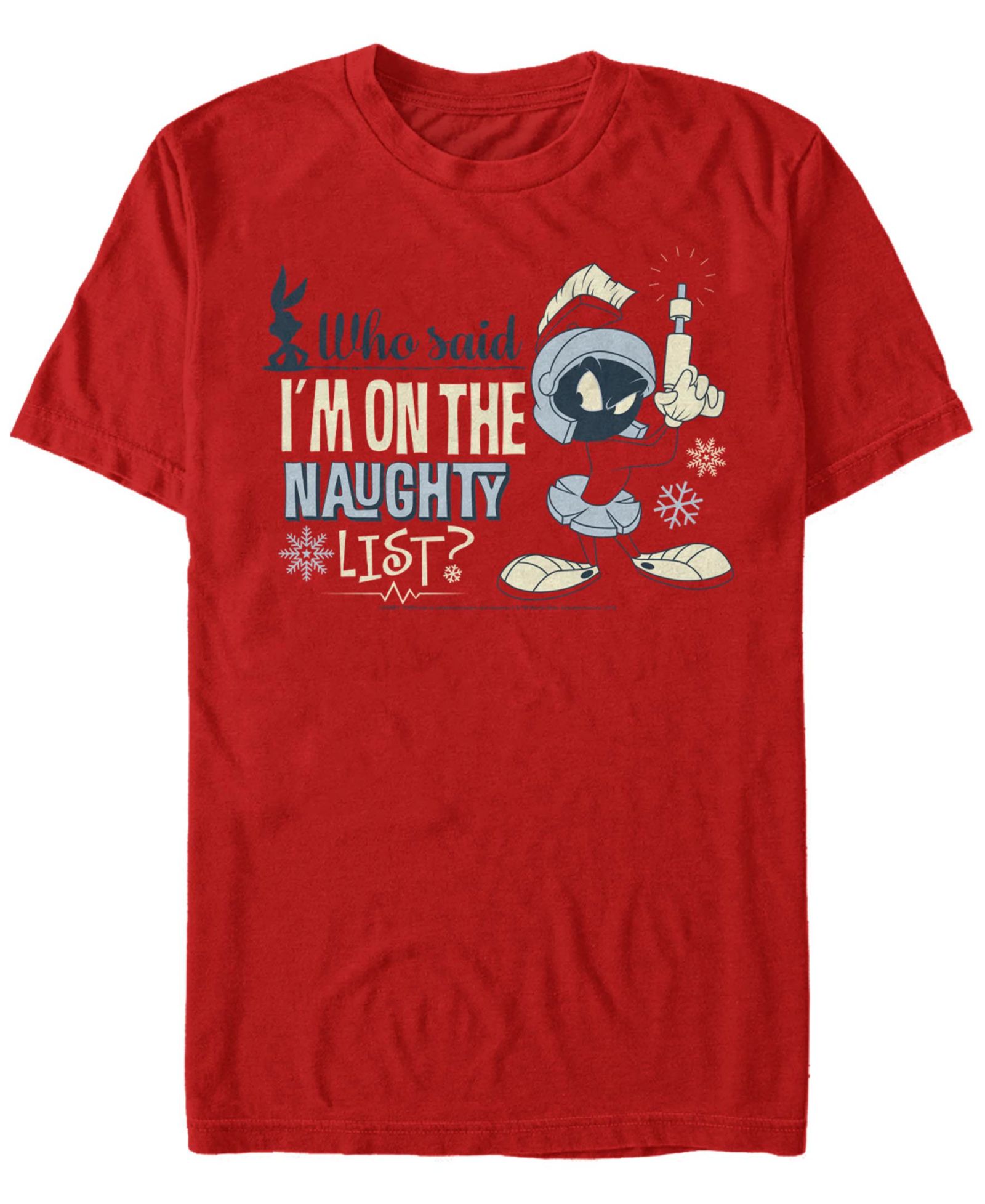 Футболка Looney Tunes Marvin Naughty List Short Sleeve