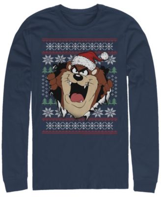 Мужская футболка с длинным рукавом Looney Tunes Taz Ugly