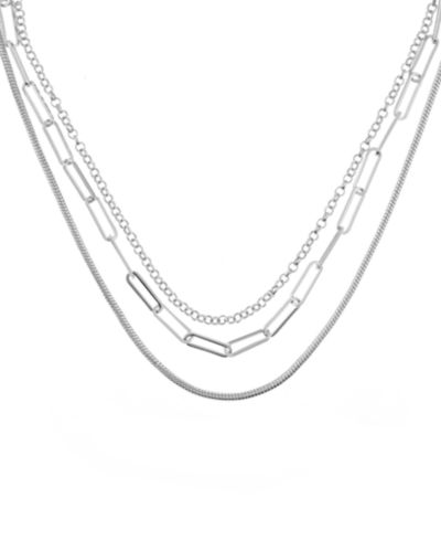 Цепочка And Now This Triple Row 16" Silver Plate or Gold Plate