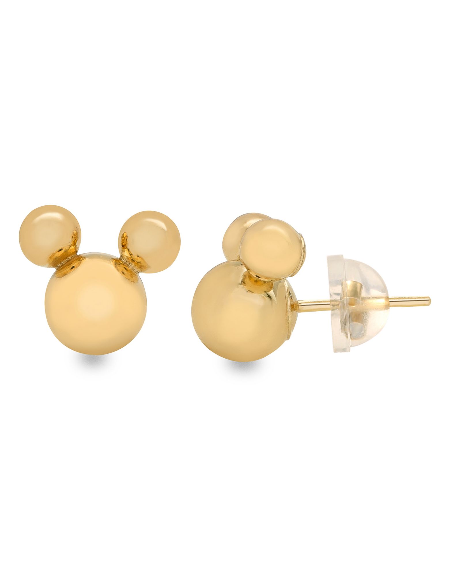 Серьги-гвоздики Disney© Mickey Mouse 14k Gold для детей