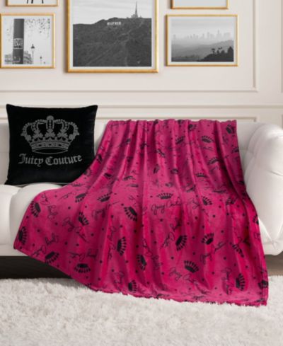 Crown Script Hot Pink