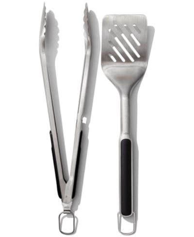 Набор щипцов и лопатки для гриля OXO 2-Pc.