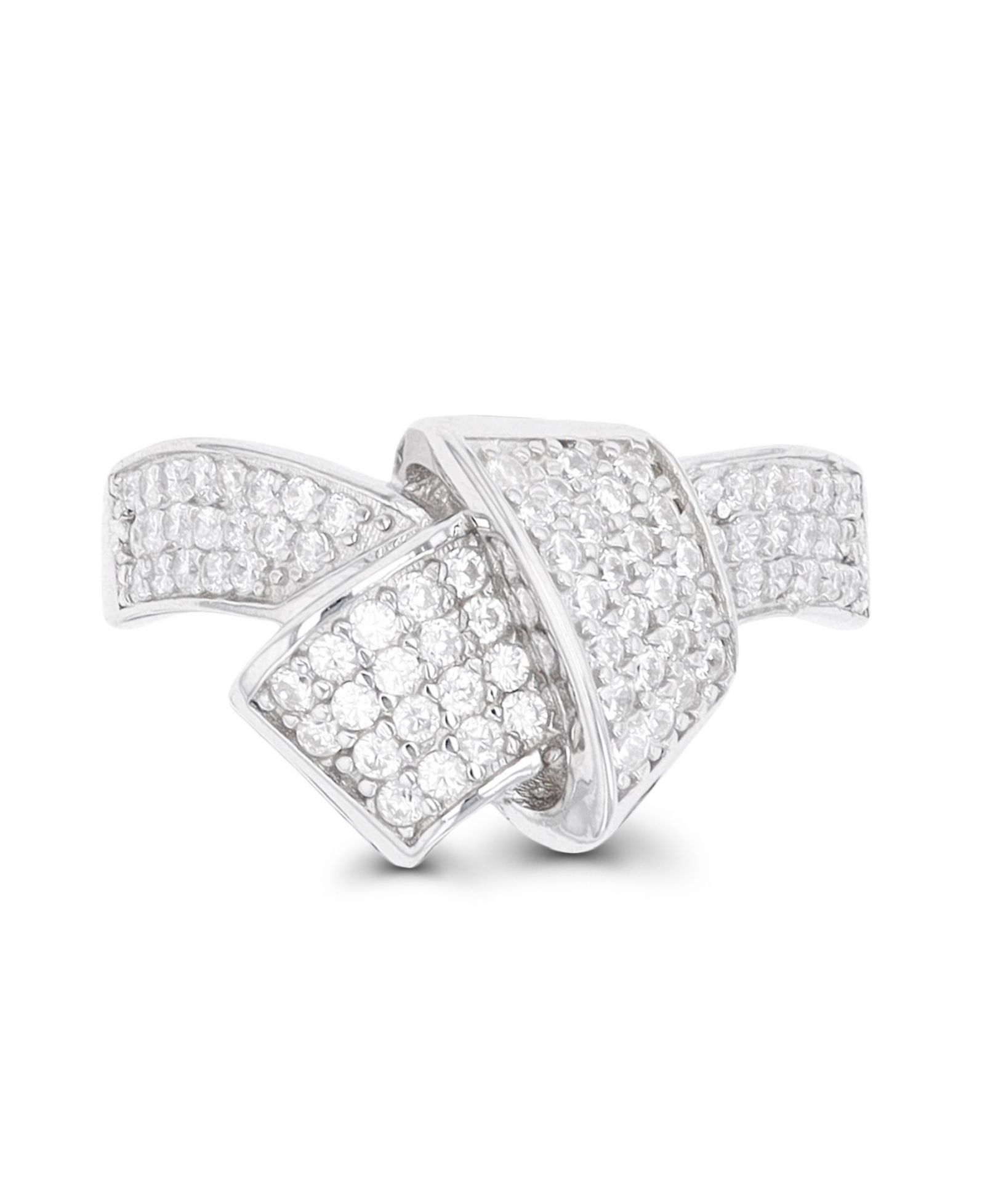 Macy's Кольцо с кубическим цирконием Pave Knot
