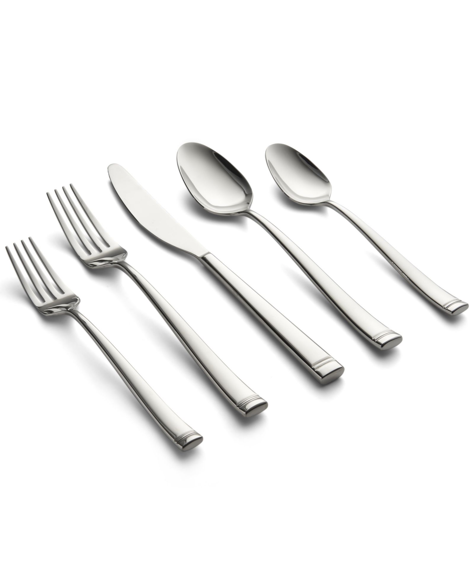 Cambridge Silversmiths Kingsland Mirror 20-Piece Flatware Set, Service for 4