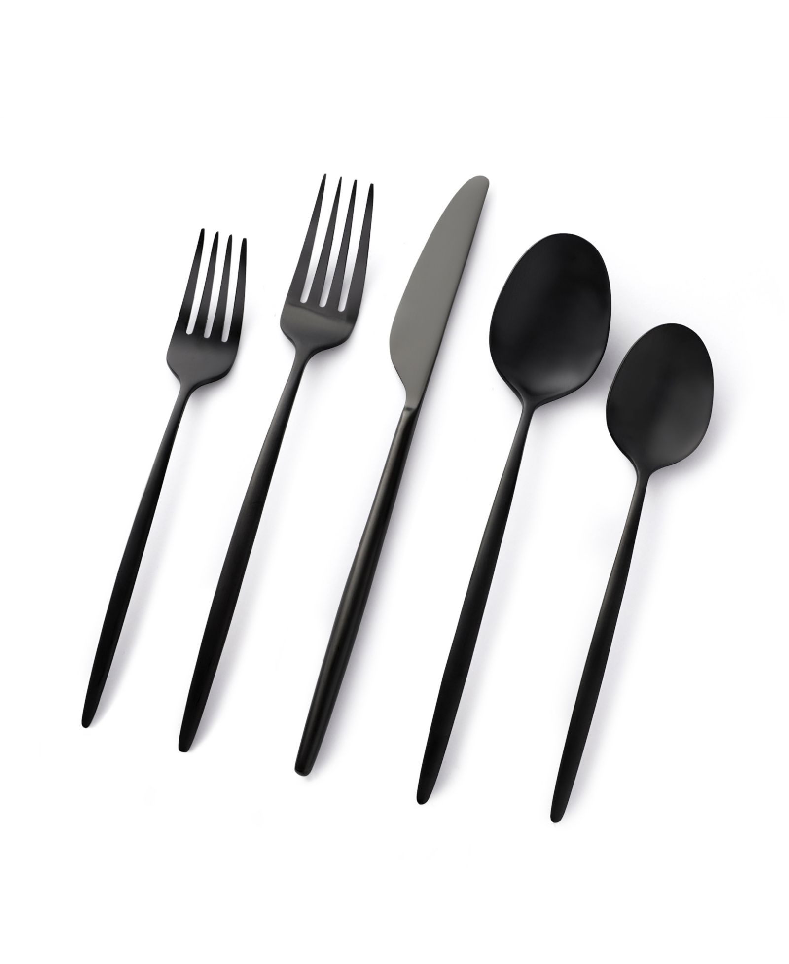 Набор столовых приборов Cambridge Silversmiths Gaze Black Satin, 20 предметов, на 4 персоны