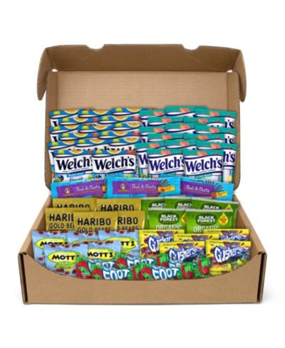 Набор фруктовых снеков и мармеладных мишек SnackBoxPros Assorted Fruit Snack & Gummy Bear Variety Box