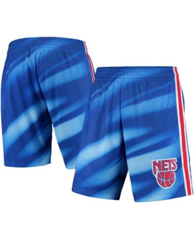 Шорты Mitchell & Ness Men's Blue New Jersey Nets