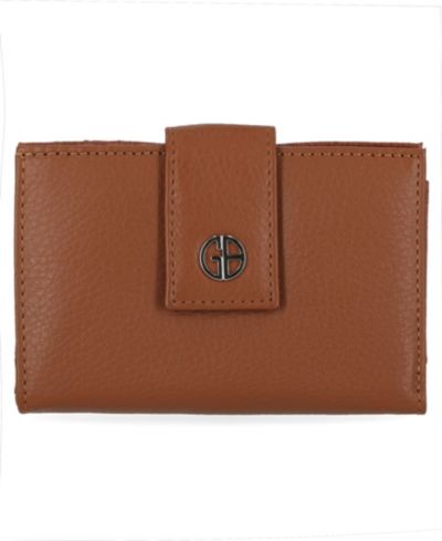 Giani Bernini Framed Indexer Leather Wallet, Exclusively at Macy's