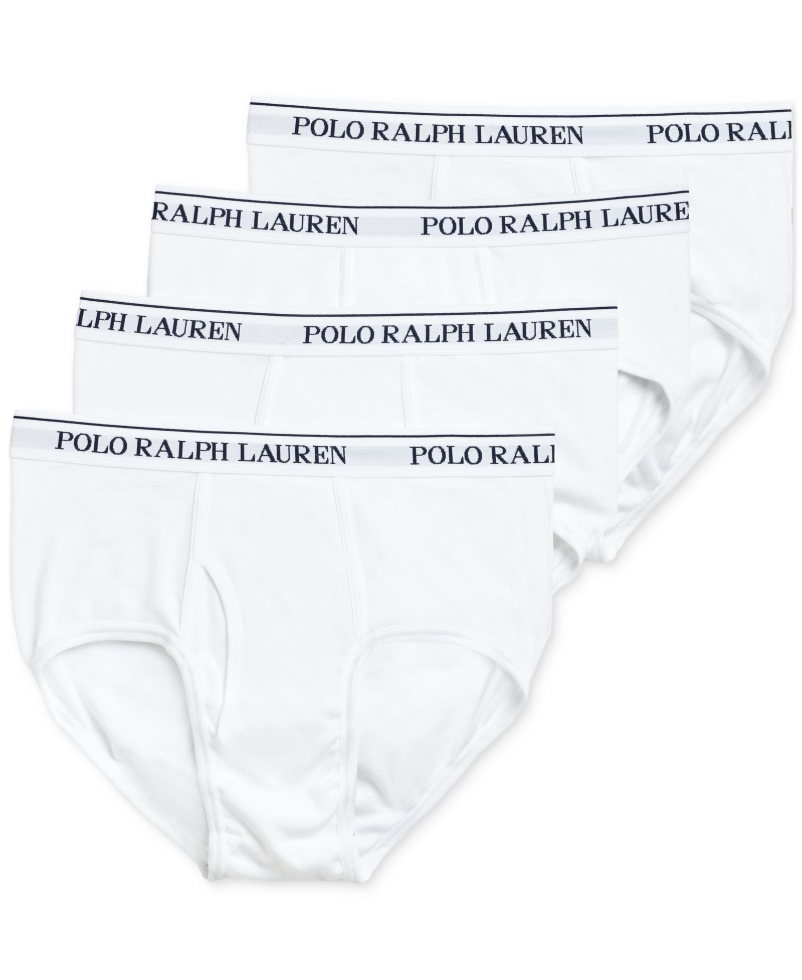 Polo Ralph Lauren Men's 4-Pack Classic-Fit Mid-Rise Briefs