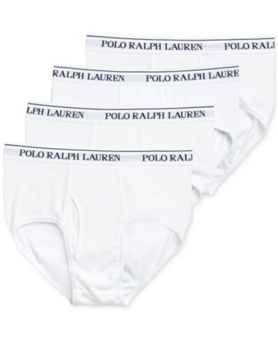 Мужские трусы Polo Ralph Lauren, комплект из 4 штук, Classic-Fit, Mid-Rise