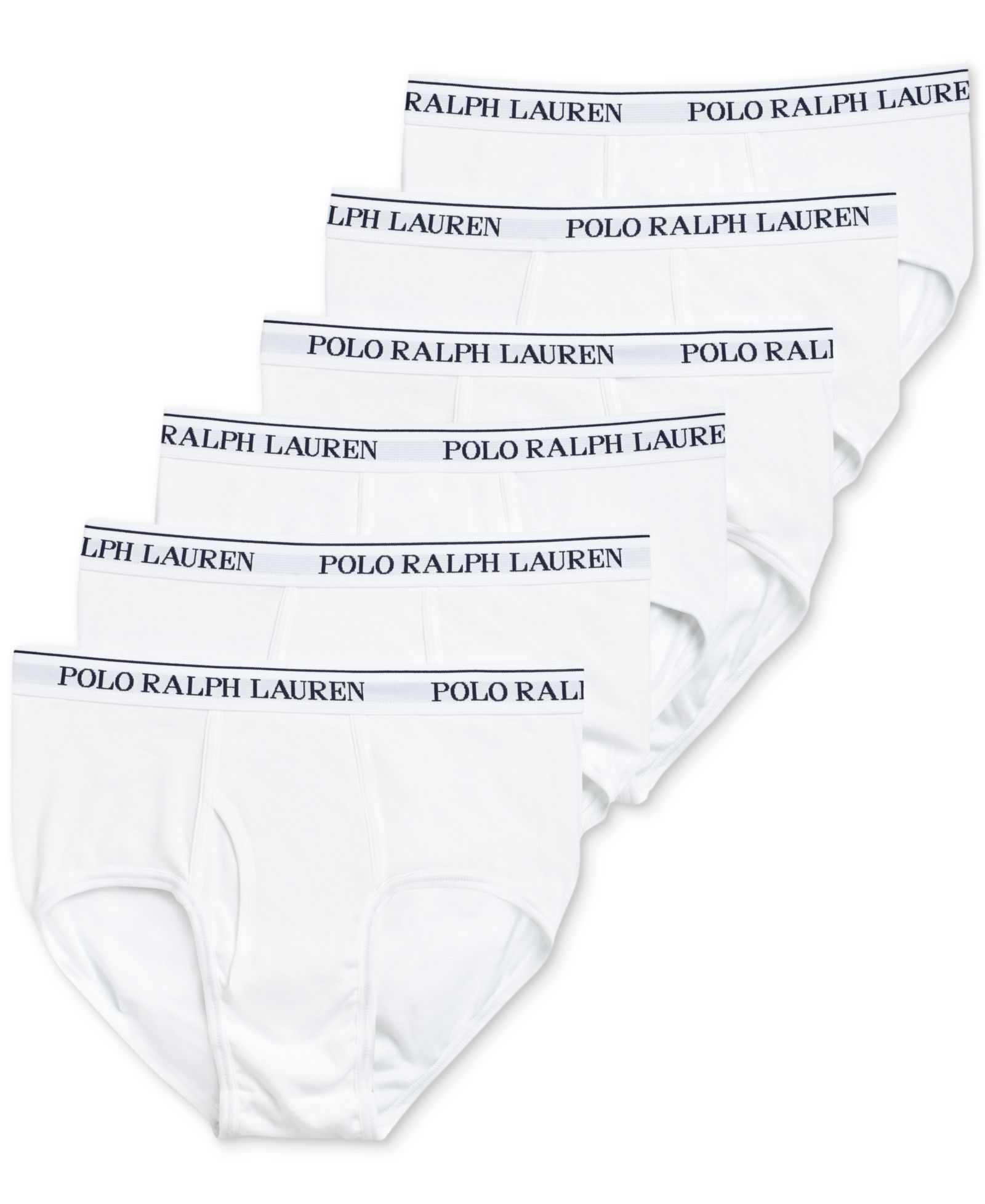 Polo Ralph Lauren Men's 6-Pack Classic-Fit Midrise Briefs